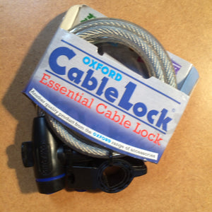 LOCK : Oxford Cable and Key Lock [3keys] *12