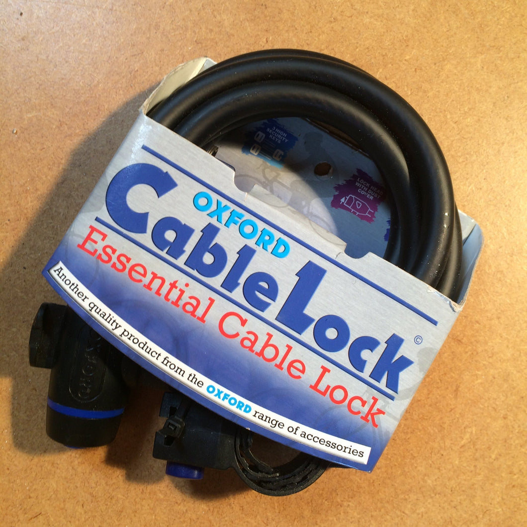 LOCK : Oxford Cable and Key Lock [3keys] *12