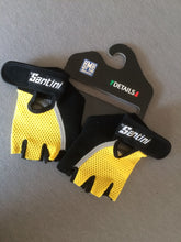 Load image into Gallery viewer, GLOVES : Santini 365 Silicon Gel Racing Cycling Gloves [S/M]