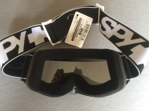 GOGGLES : Spy Woot Race MX Smoke Mirrored lens with additional Clear Lens and Sleeve