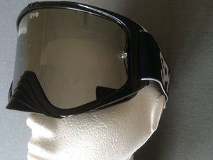 GOGGLES : Spy Woot Race MX Smoke Mirrored lens with additional Clear Lens and Sleeve