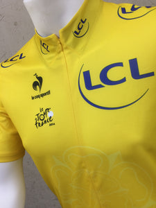 JERSEY : Le Coq Sportif Tour De France TDF Cycling Jersey 2014 [Chris Froome Champion]