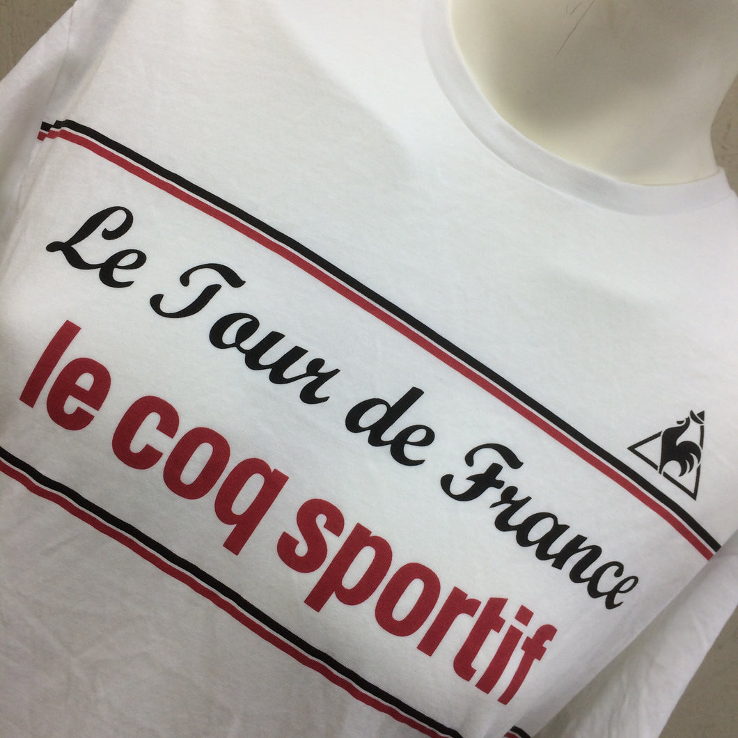 T-SHIRT : Le Coq Sportif Men's TDF Le Coq Sportif T Shirt [XL]
