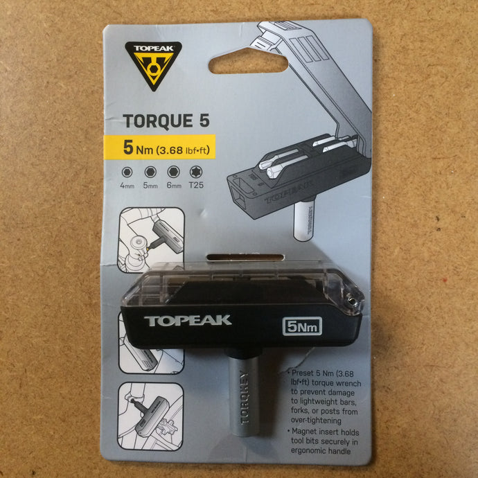 TOOL-TORQUE 5 : Topeak Torque 5 Tool