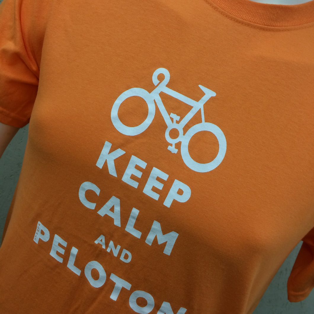 T-SHIRT : Keep Calm and Peloton Ultra Cotton Men's T Shirt [M]