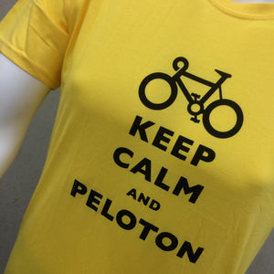 T-SHIRT : Keep Calm and Peloton Soft Style Men's T Shirt [XL]