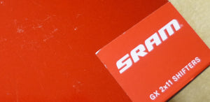 GEAR SHIFTER : Sram GX 2pd Grip Shifter FRONT - for 2 x 11 groupset